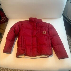 Vibrant Red Kids Puffer Jacket